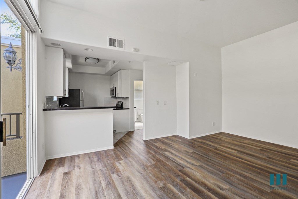 Open-Concept Kitchen of Studio Apartment