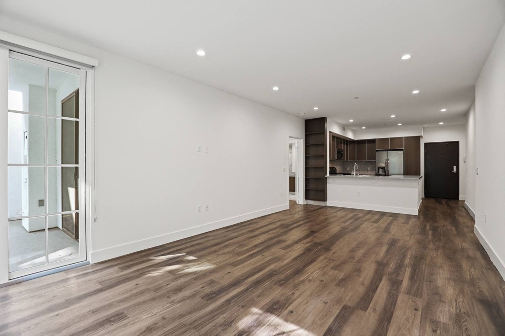 Open-Concept Kitchen, Dining, and Living Room