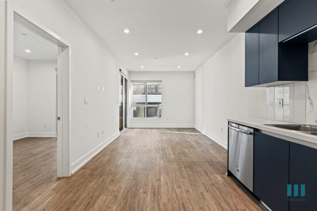 Living Room, Dining, and Kitchen Space