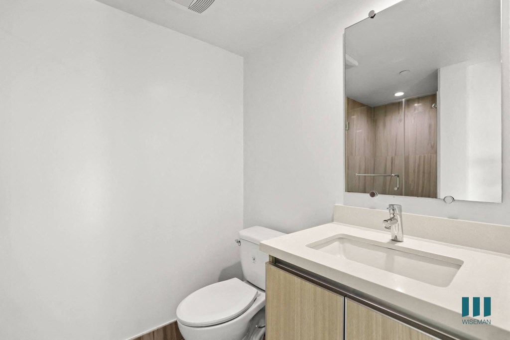 Bathroom with Vanity Cabinet Storage
