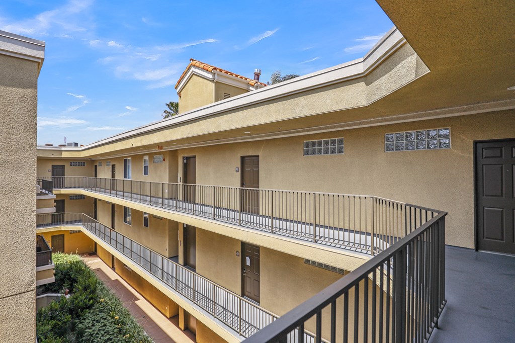 Upper Level View of Courtyard