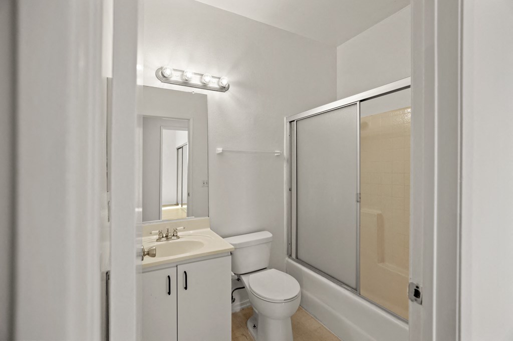 Bathroom with Bathtub with Glass Doors