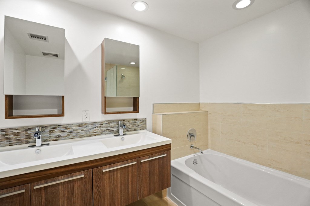 Bathroom with Double-Sink Vanity
