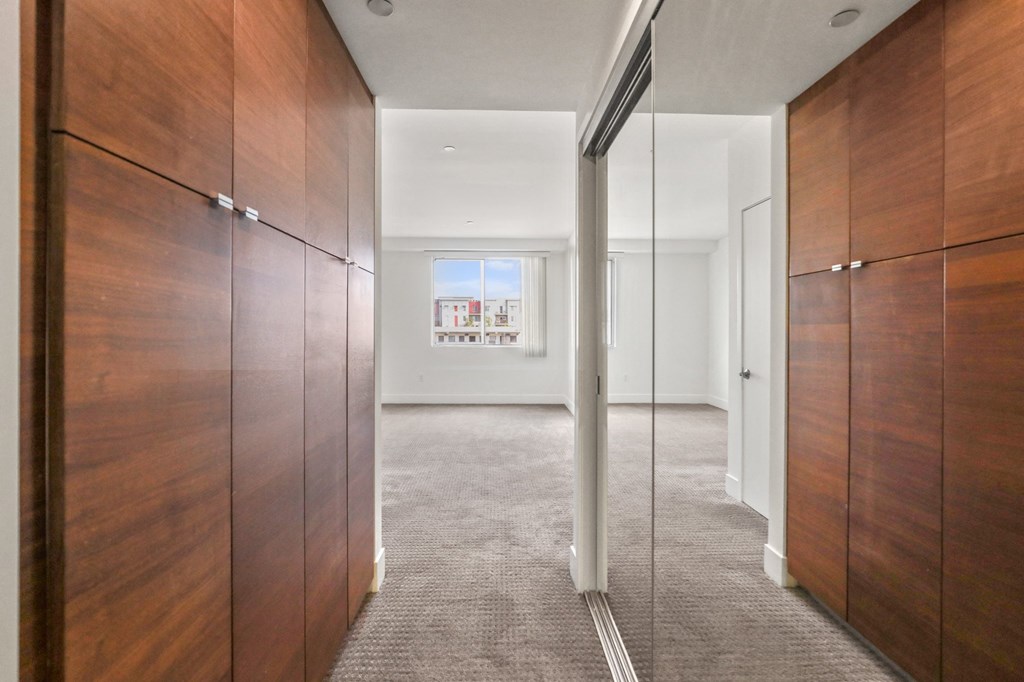 Built-In Storage Cabinets in Bedroom