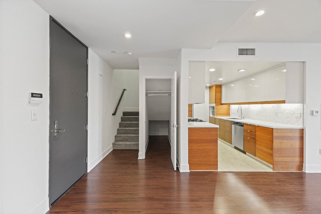 Front Entrance, Dining, and Living Room Area