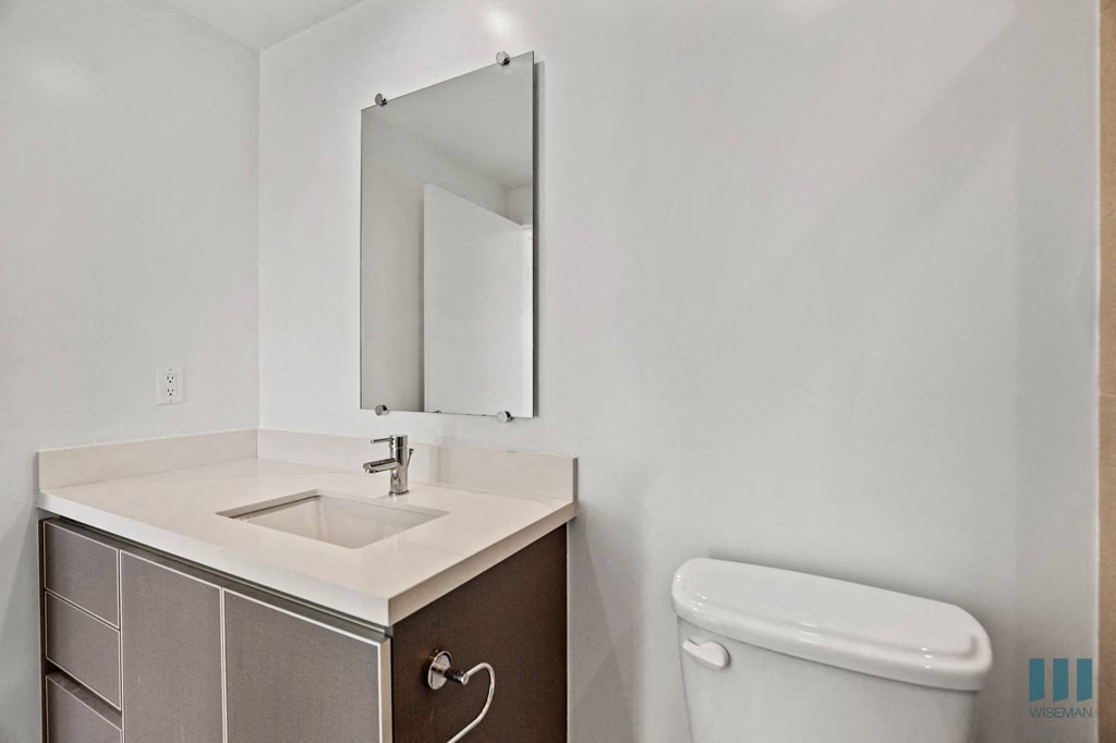 Bathroom with Vanity Cabinet Storage