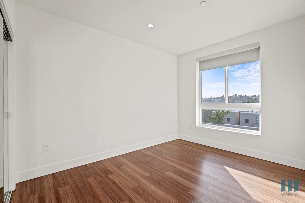 Bedroom with Large-Size Windows and Lots of Natural Light
