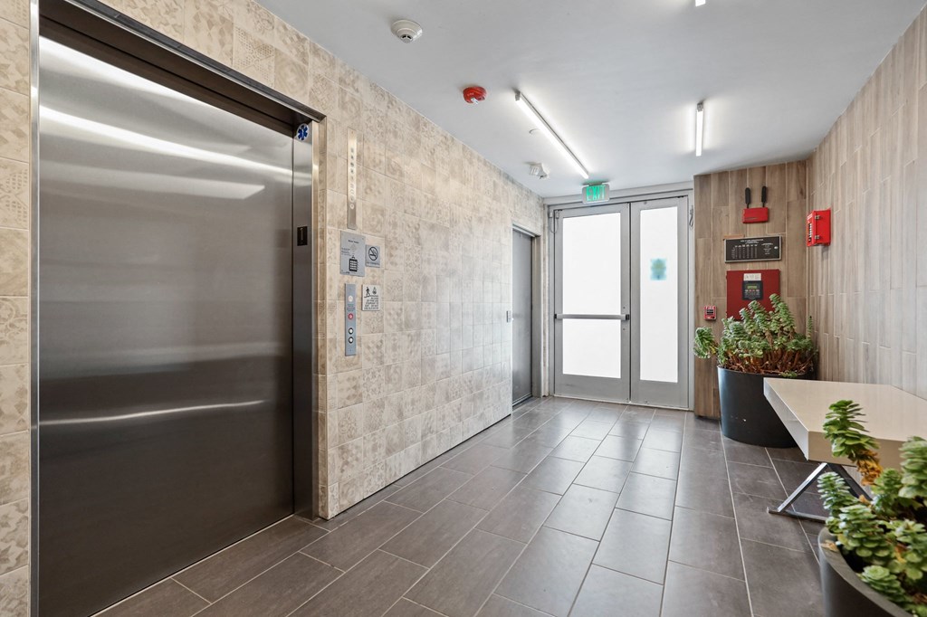 Lobby and Elevator of Dunn Station by Wiseman