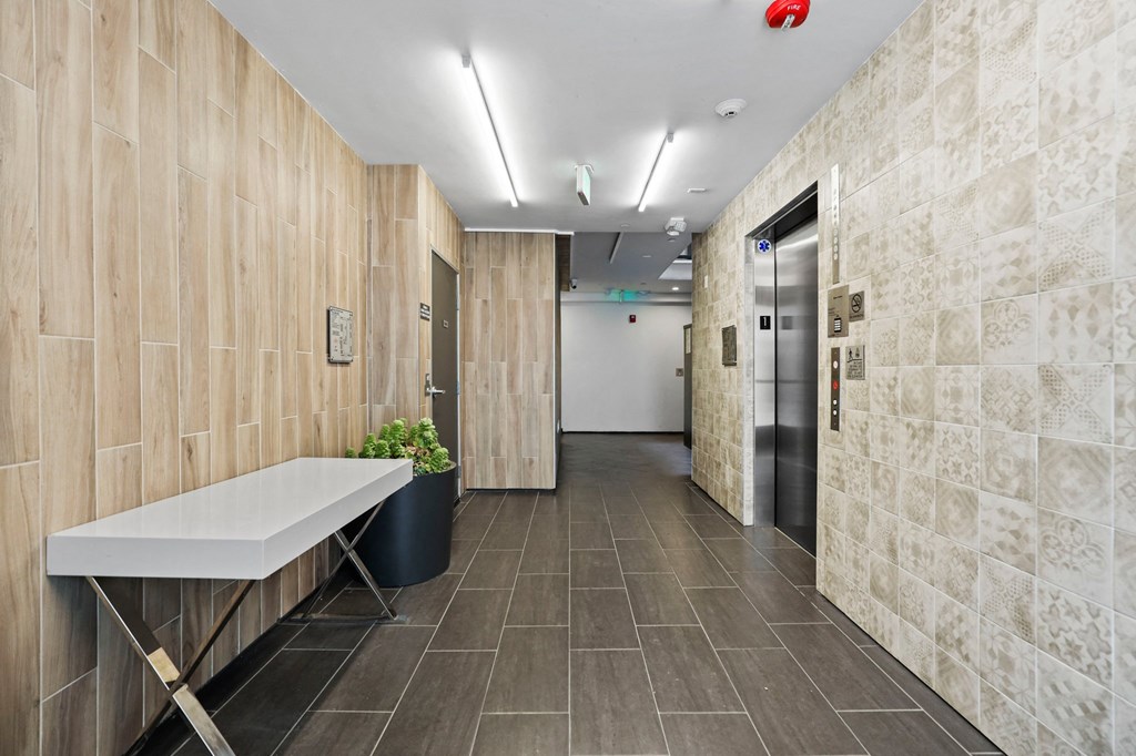 Lobby and Elevator of Dunn Station by Wiseman