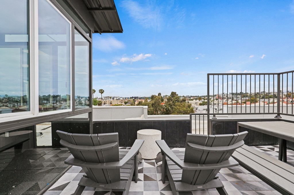 Rooftop Terrace with Seating