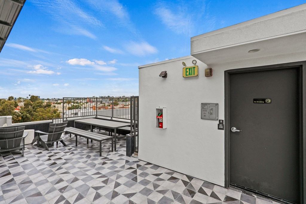 Rooftop Terrace with Entertainment Area