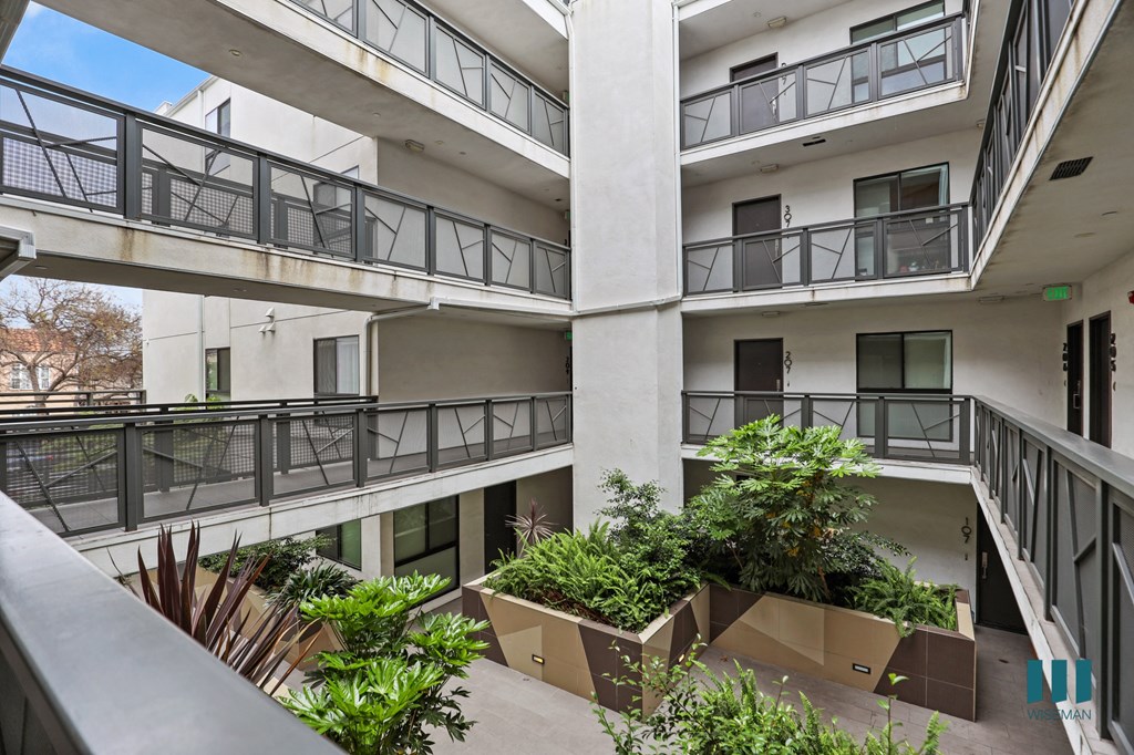 Upper Level View of the Courtyard
