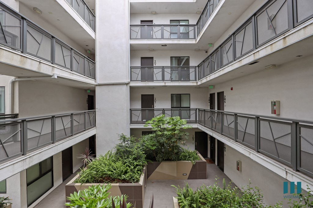 Upper Level View of the Courtyard