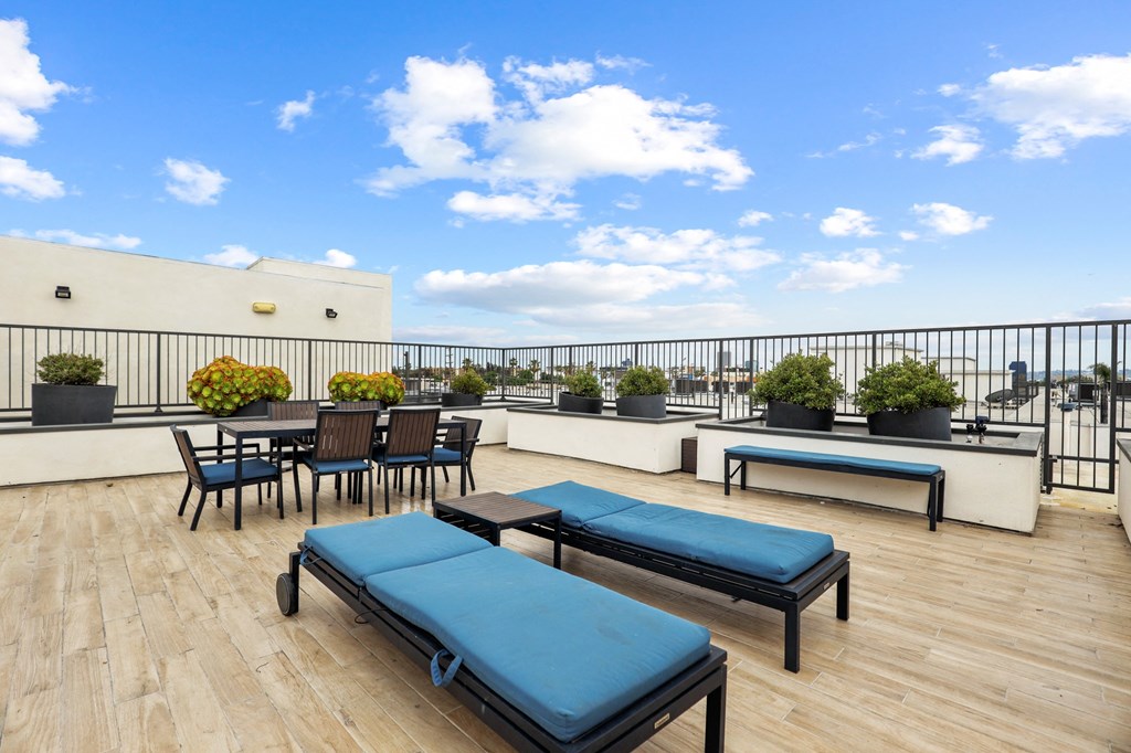 Entertainment Area of the Rooftop Terrace
