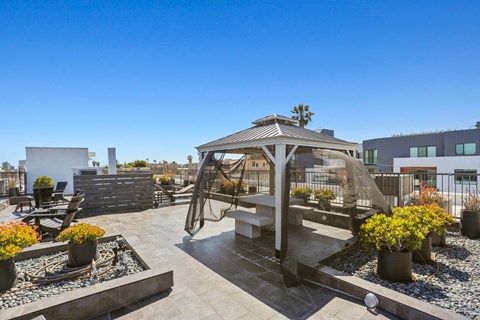 Rooftop Deck at Gramercy Park by Wiseman, Los Angeles, California