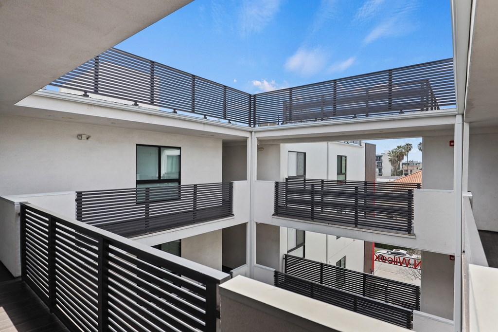 Upper Level View of Courtyard