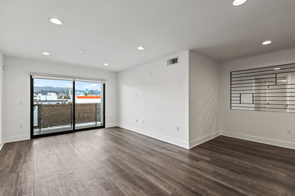 Open-Concept Dining and Living Room Areas