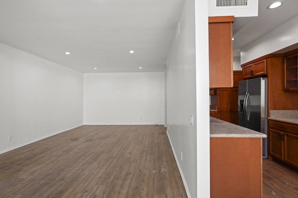 Open-Concept Kitchen and Living Room Areas