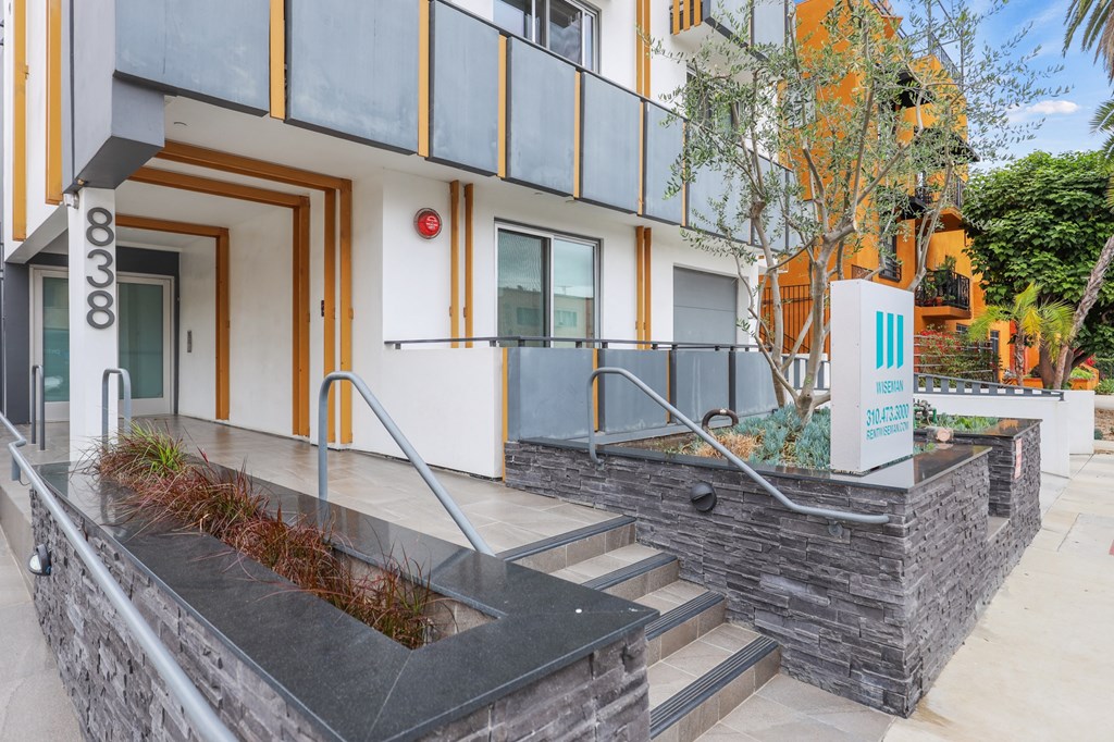 Staircase Leading to Front entrance of The Hudson by Wiseman