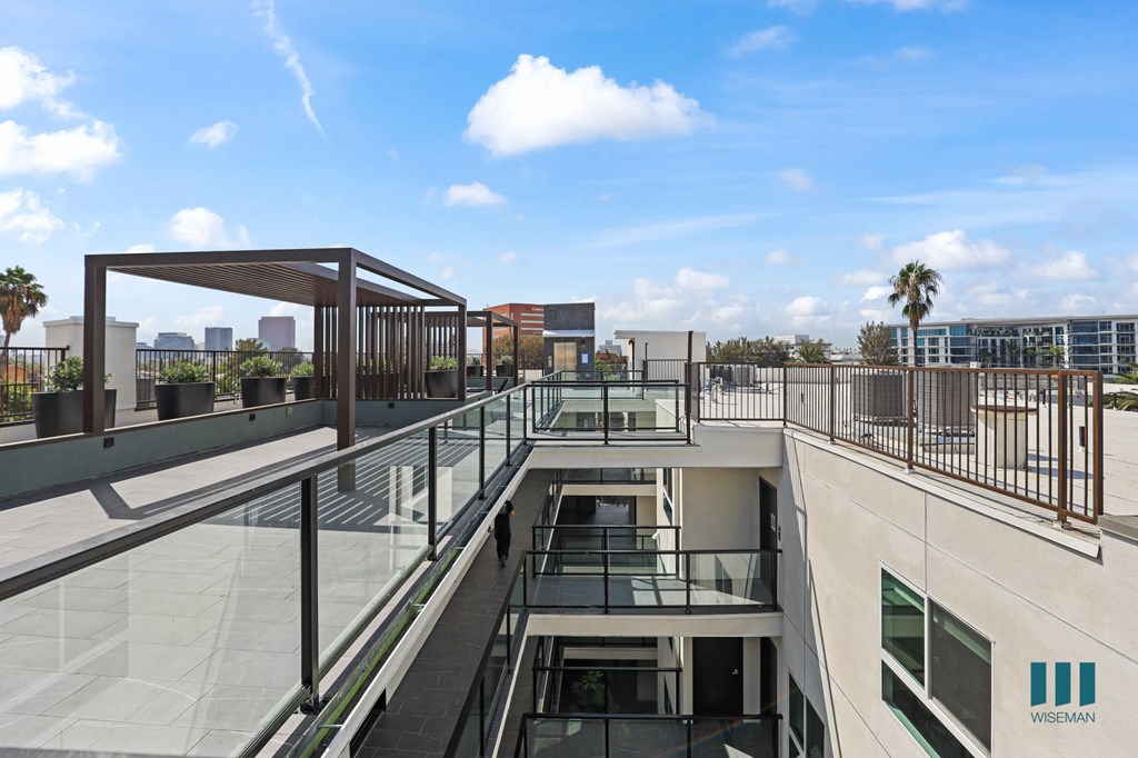 View of Interior Courtyard from the Rooftop Terrace