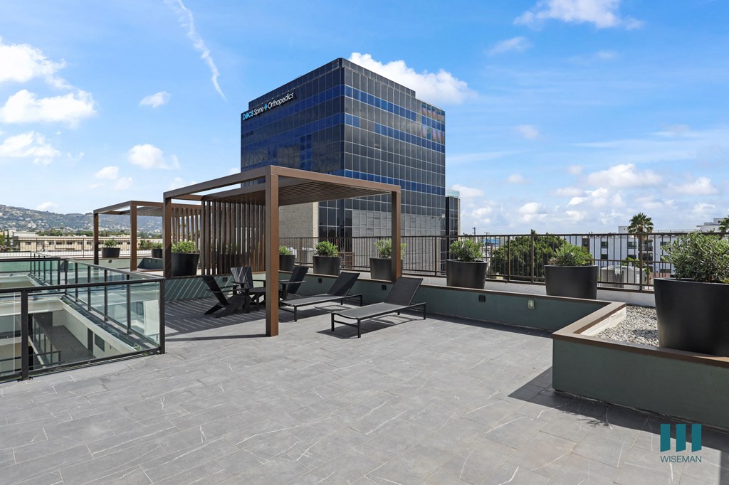 Spacious Rooftop Terrace with Seating Area