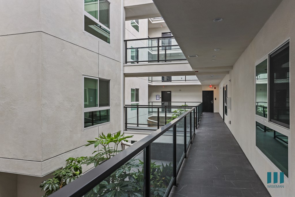 Hallway of Upper-Level of Blackburn La Cienega by Wiseman