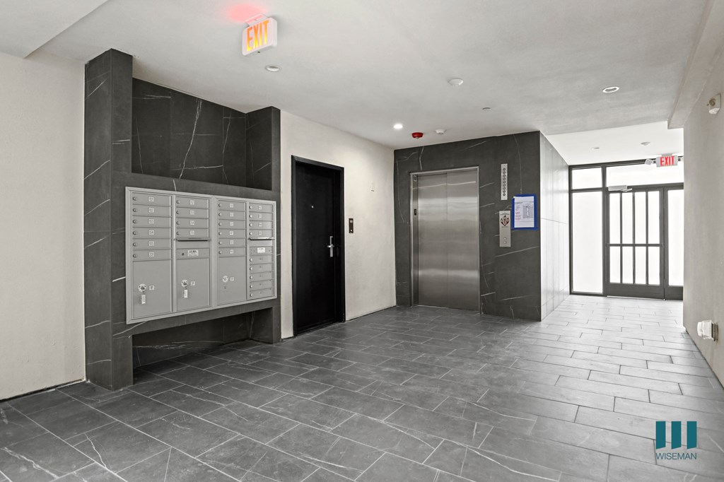 Elevator and Resident Mailbox Area