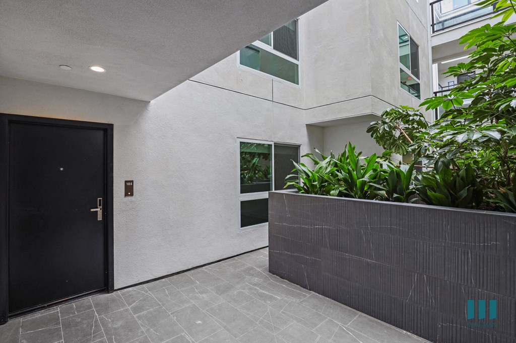 Entrance to Lower-Level Unit