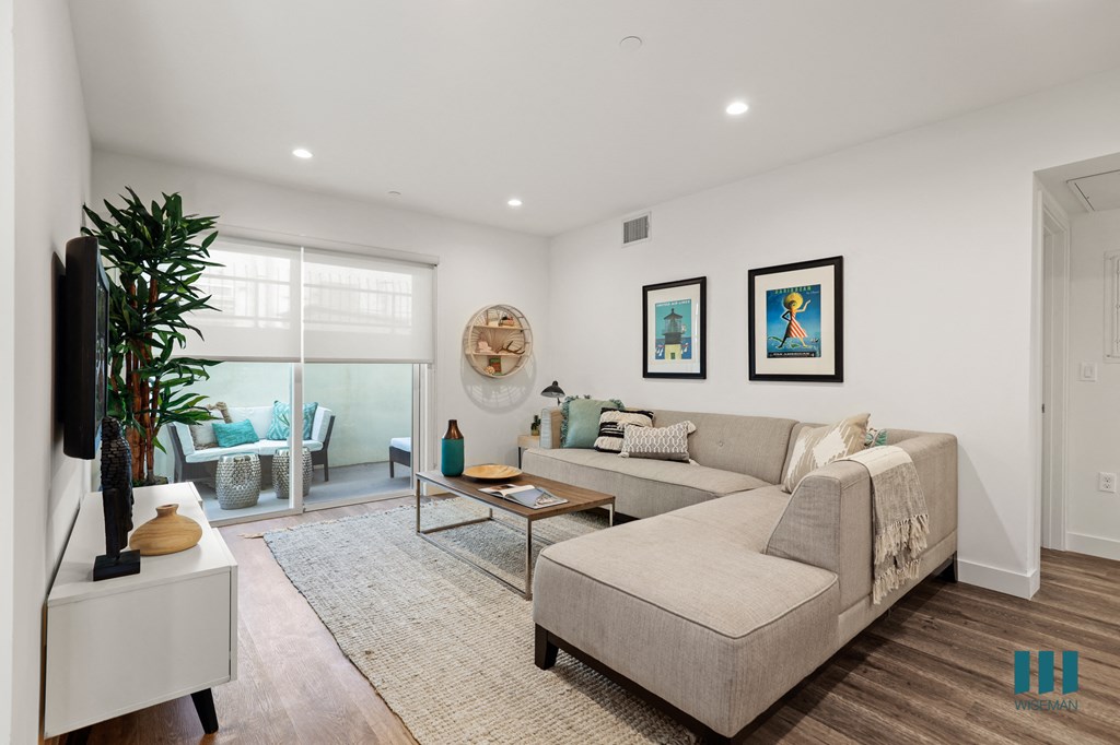 Spacious Living Room with Patio