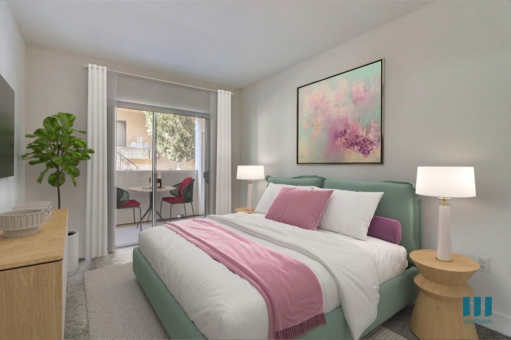 Spacious Bedroom with Patio