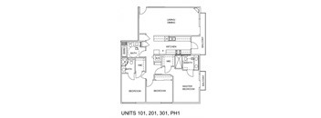 Units 101, 201, 301, PH1