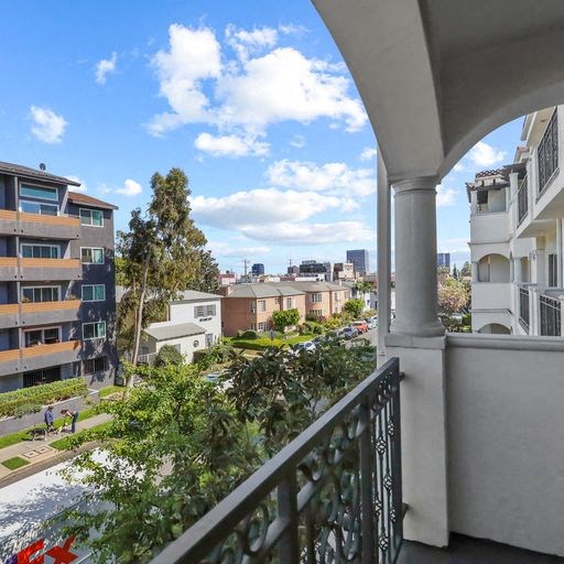 Street View from a Patio at Sweetzer on Third