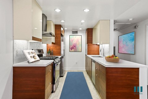 Kitchen with Energy-Efficient Appliances and Ample Cabinet Storage