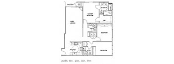 Units 101, 201, 301, PH1