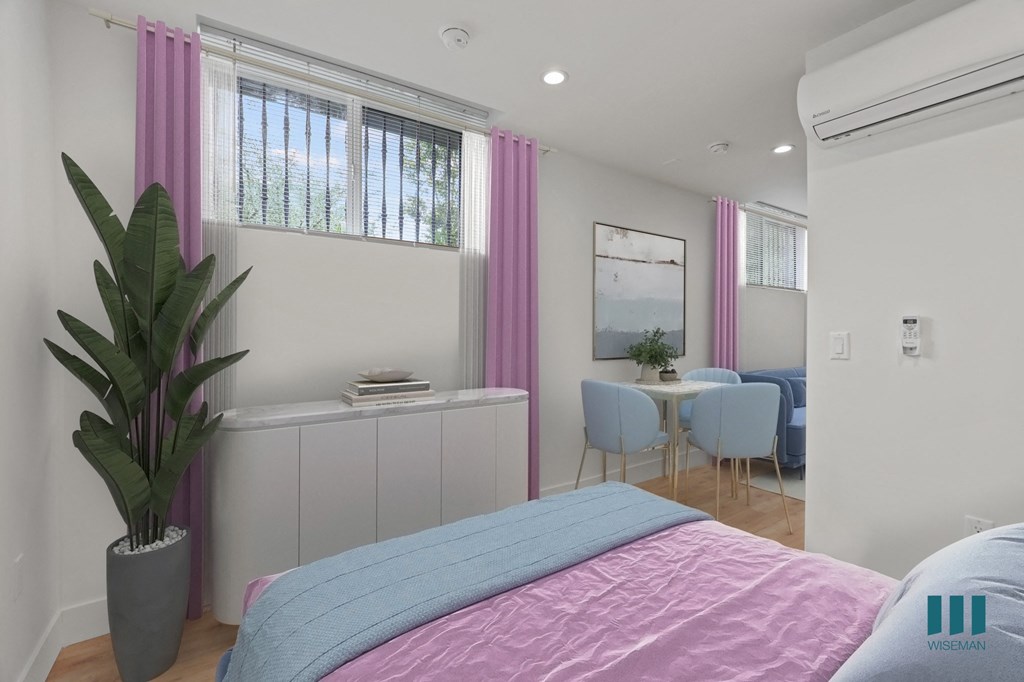 Open-Concept Bedroom in Studio Apartment