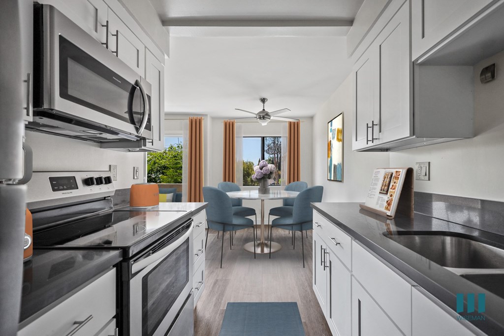 Kitchen with Energy-Efficient Appliances and Ample Cabinet Storage