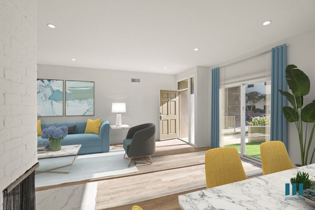 Dining, Living Room, and Patio