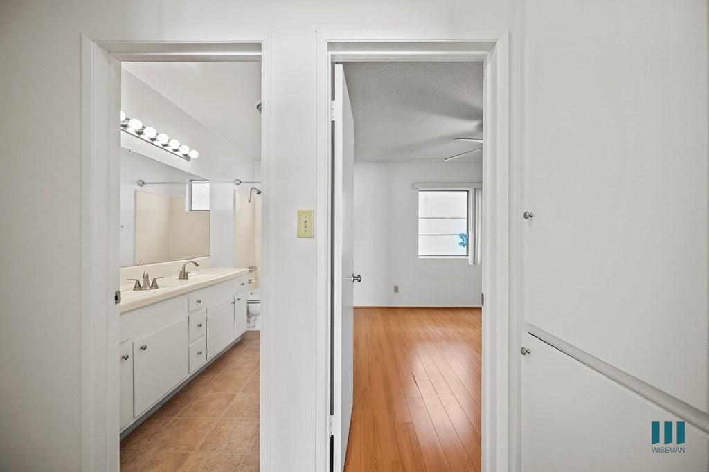 Hall with Cabinet Storage