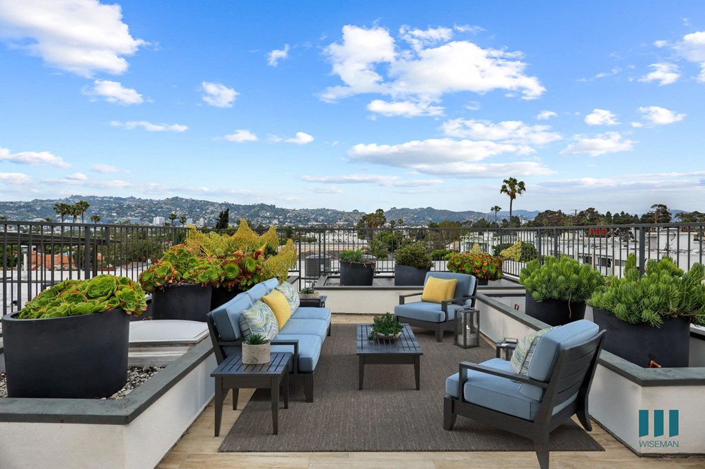Rooftop Terrace with Seating Area