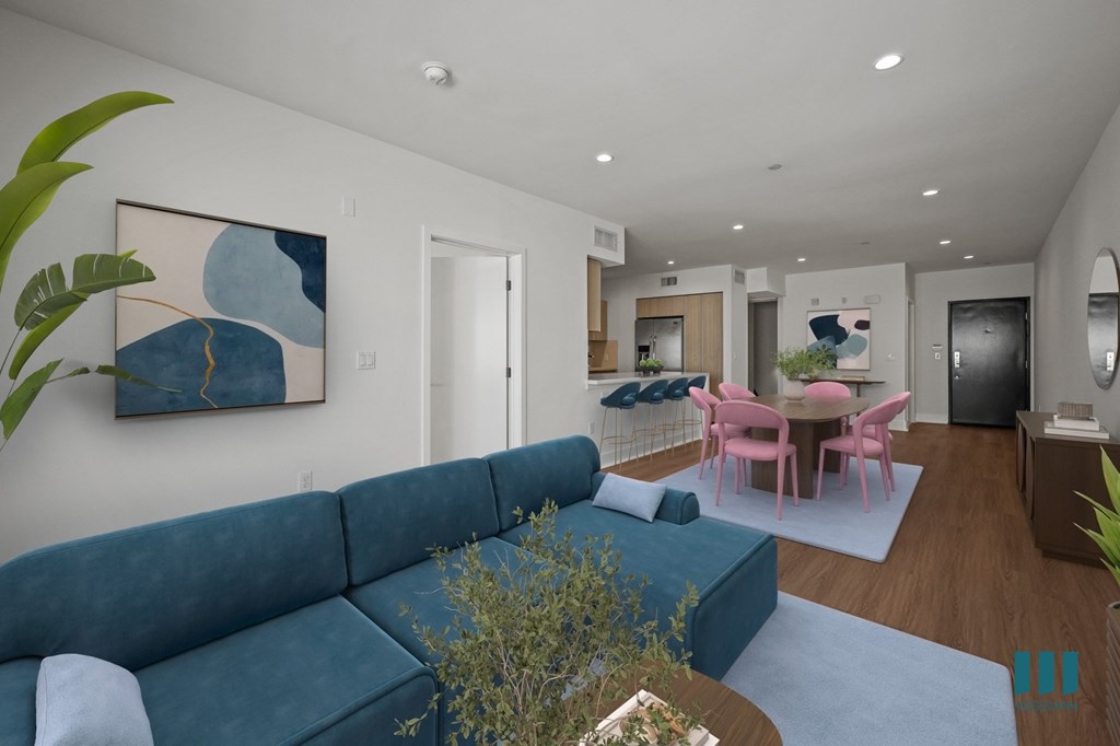 Open-Concept, Living, Dining Room, and Kitchen