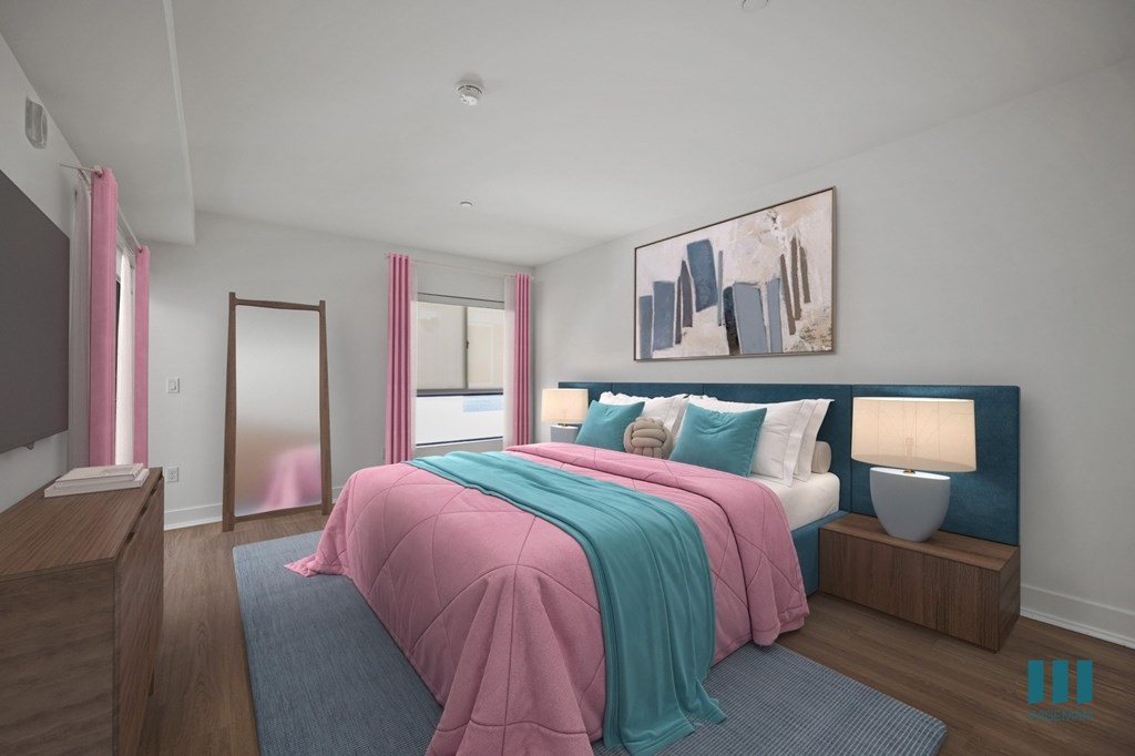 Bedroom with Vinyl Flooring, and Multiple Windows