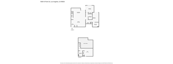 Floor plan of a building at 1500 HI Point St, Los Angeles, CA 90035.