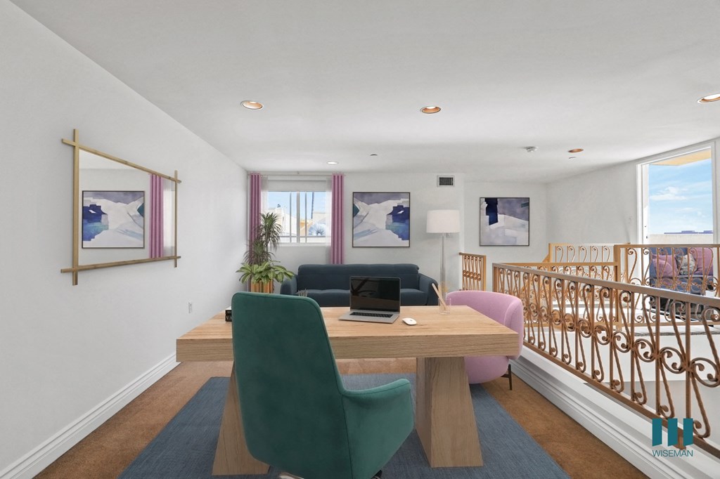 Loft Area with Large-Size Patio Space