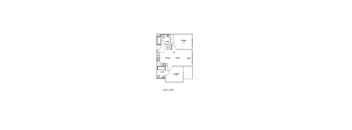 A floor plan of a unit labeled Unit 608.