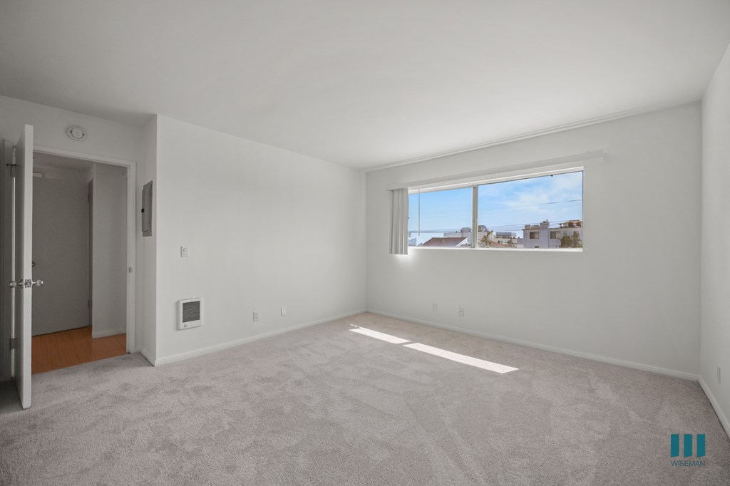 Spacious Carpeted Bedroom
