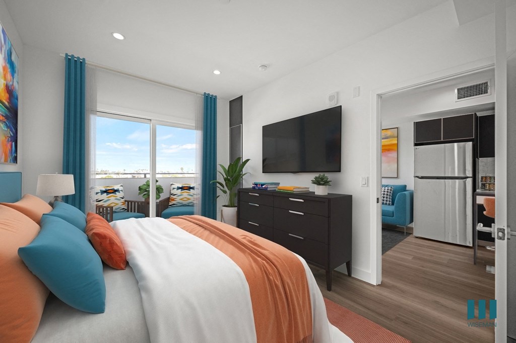 Full-Size Bedroom with Recessed Lighting, Vinyl Flooring, and a Patio - Palm Floor Plan