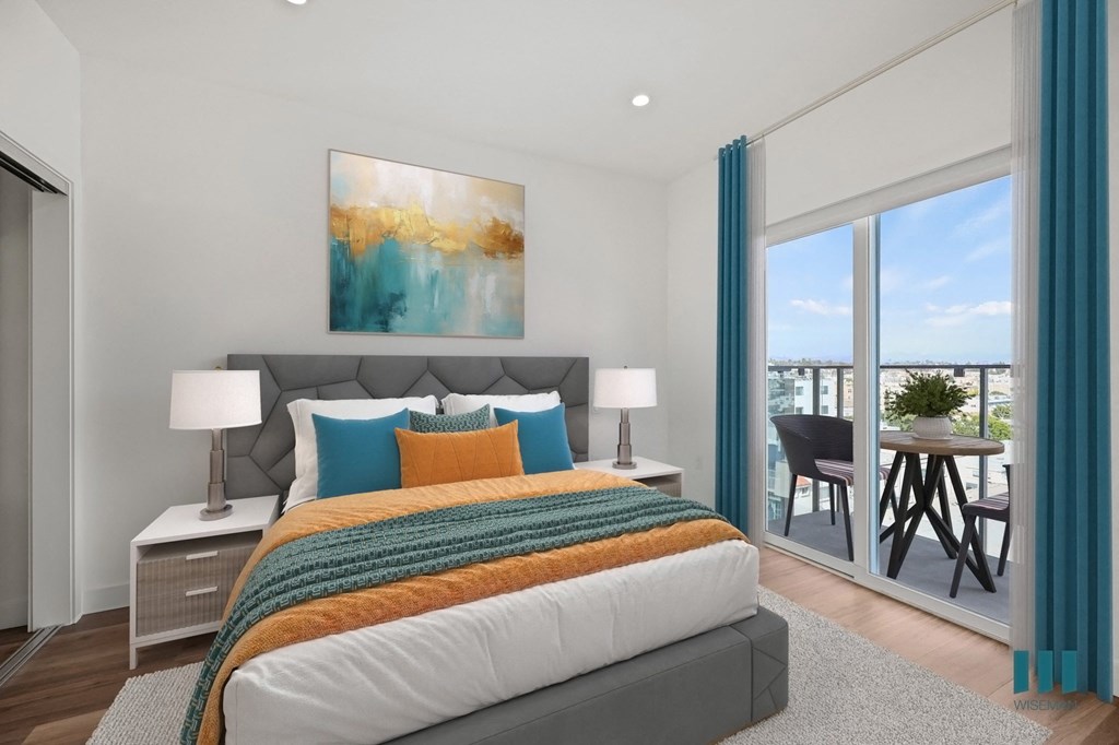 Bedroom with Recessed Lighting, Vinyl Flooring, and Full-Size Patio - Dunn Floor Plan