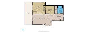 Ash Floor Plan at Ogden Garden by Wiseman, California