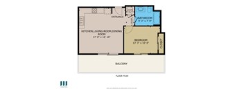 Hyperion Floor Plan at Ogden Garden by Wiseman, Los Angeles, CA