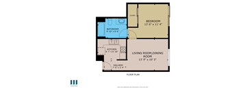 Olive Floor Plan at Ogden Garden by Wiseman, Los Angeles, CA, 90036